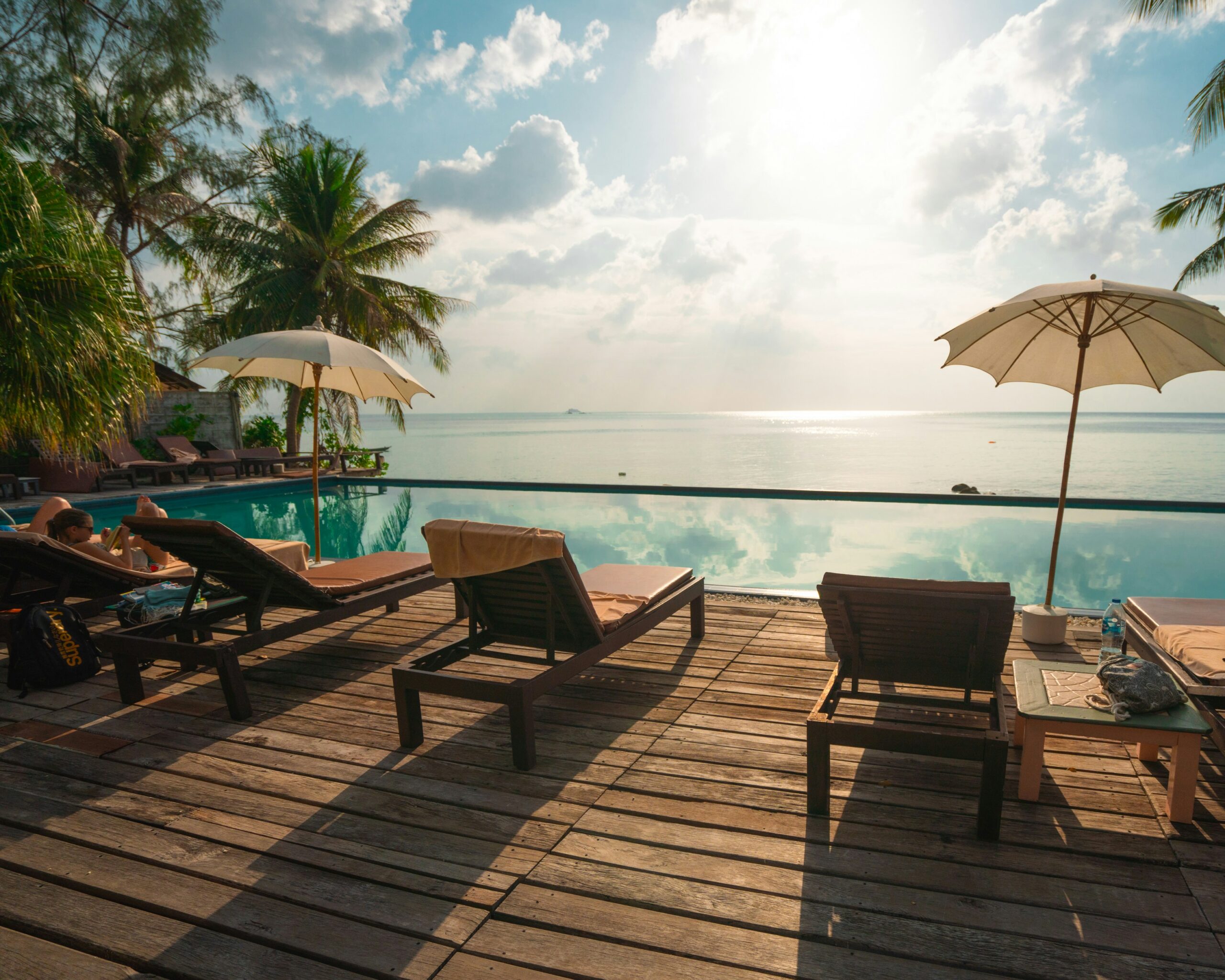 poolside sun lounges