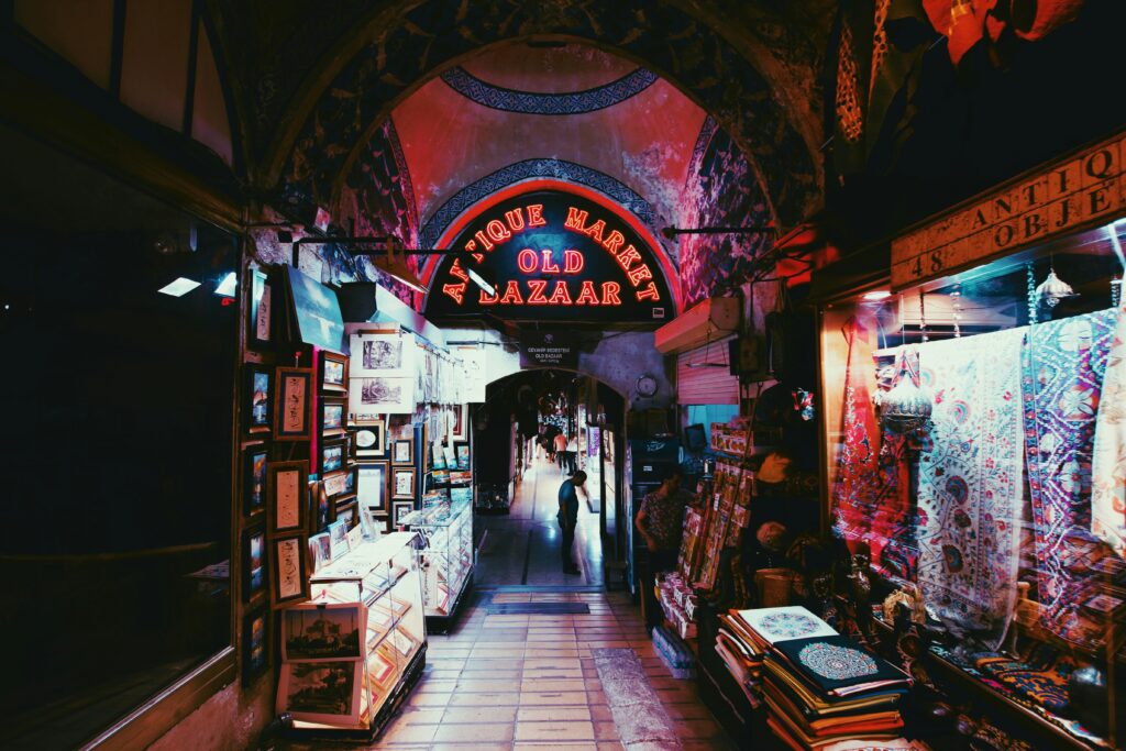The Grand Bazaar in Istanbul