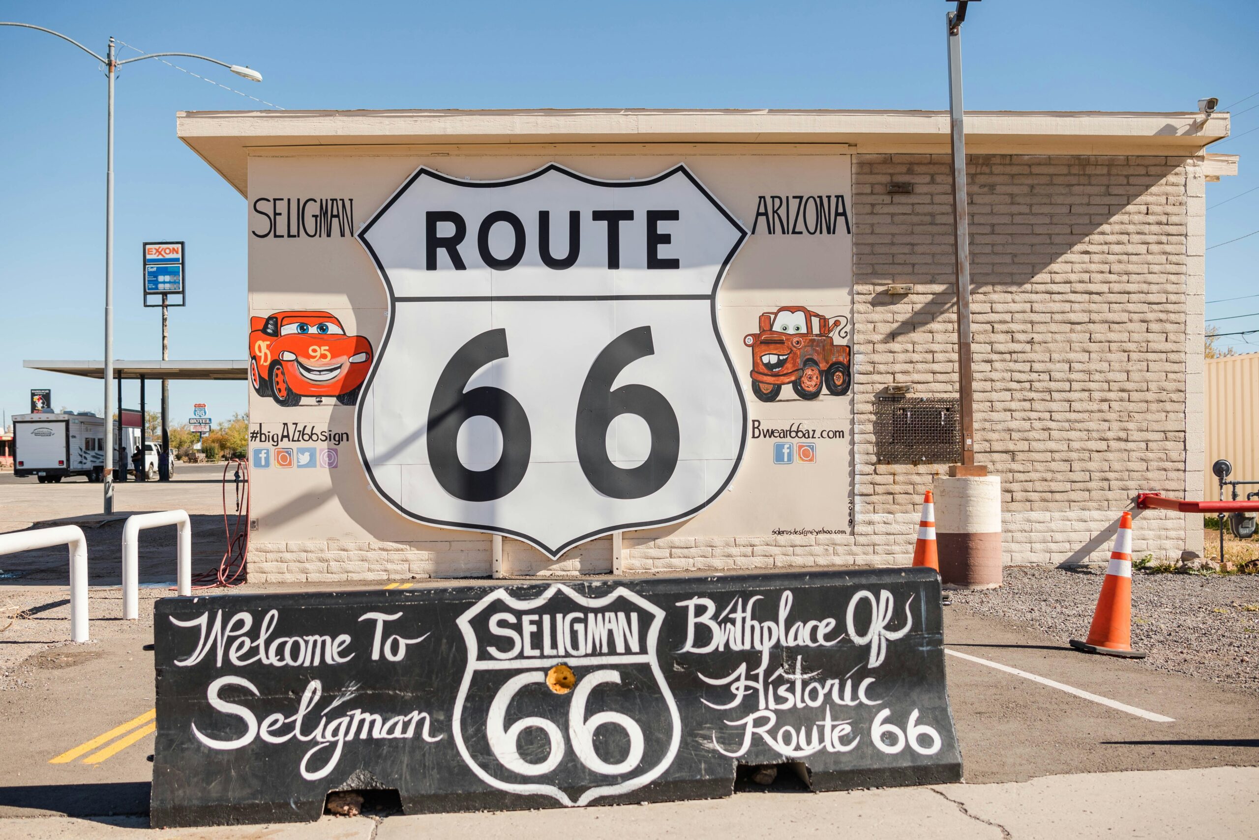 white sign with number 66