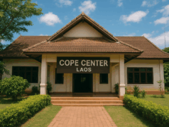 An Eye-Opening Visit to COPE Vientiane: Understanding the Unseen Legacy of War white building