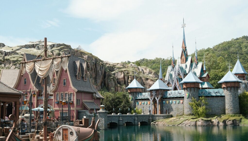 Fairytale castle on a lake