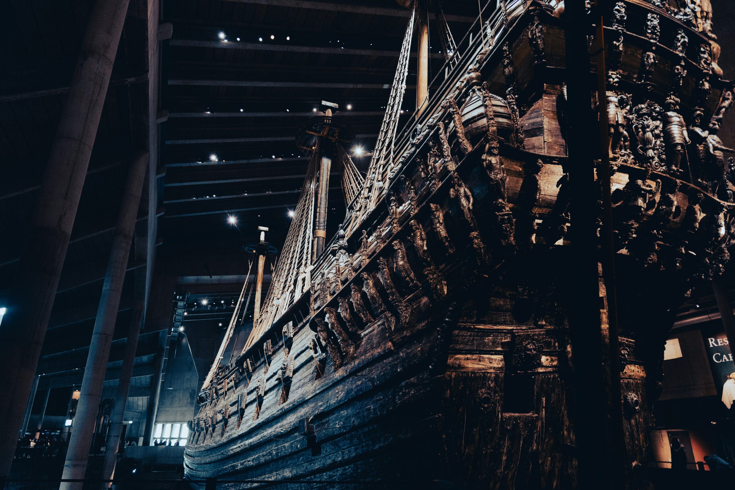 an old wooden ship
