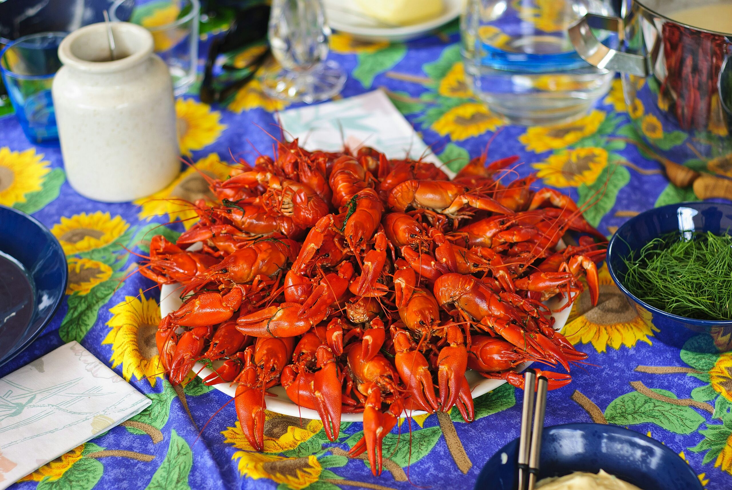 steamed crayfish 