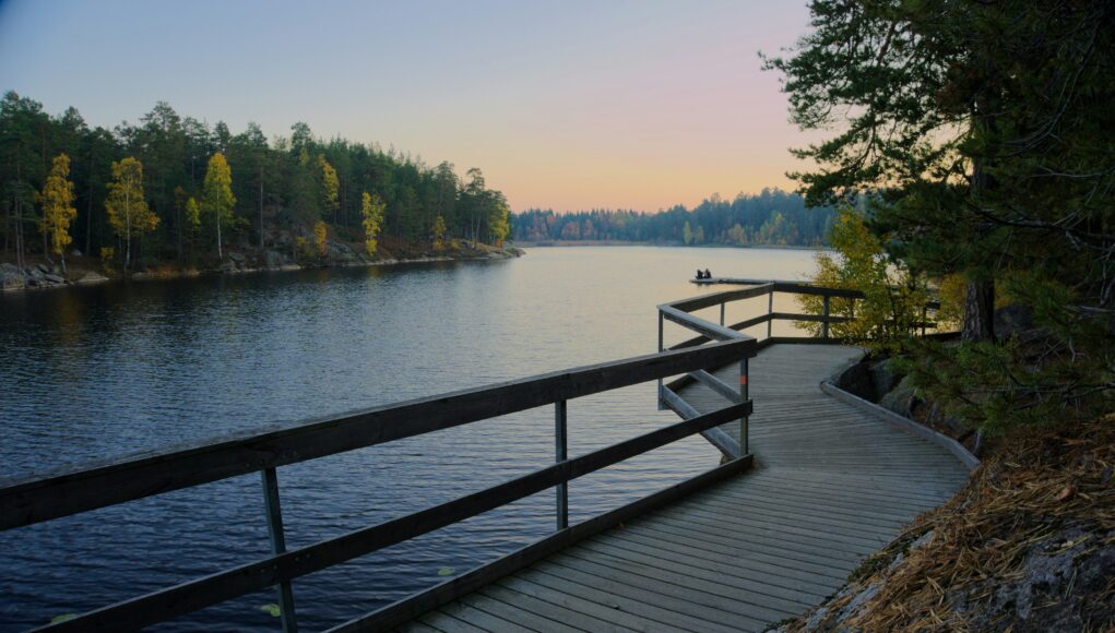 walking on a lake