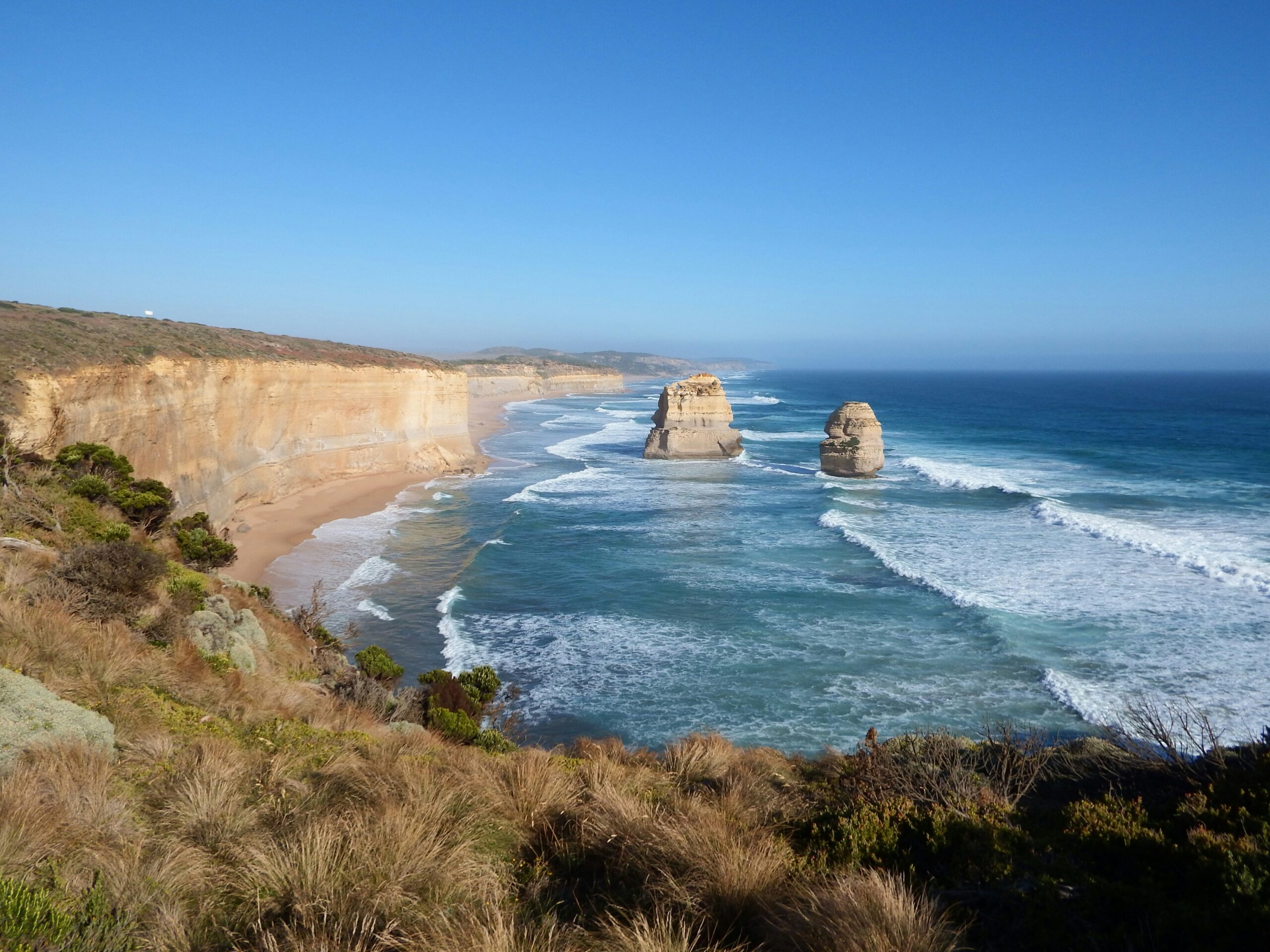 ocean and sand cliffs