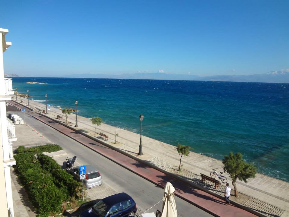 a promenade on the seaside