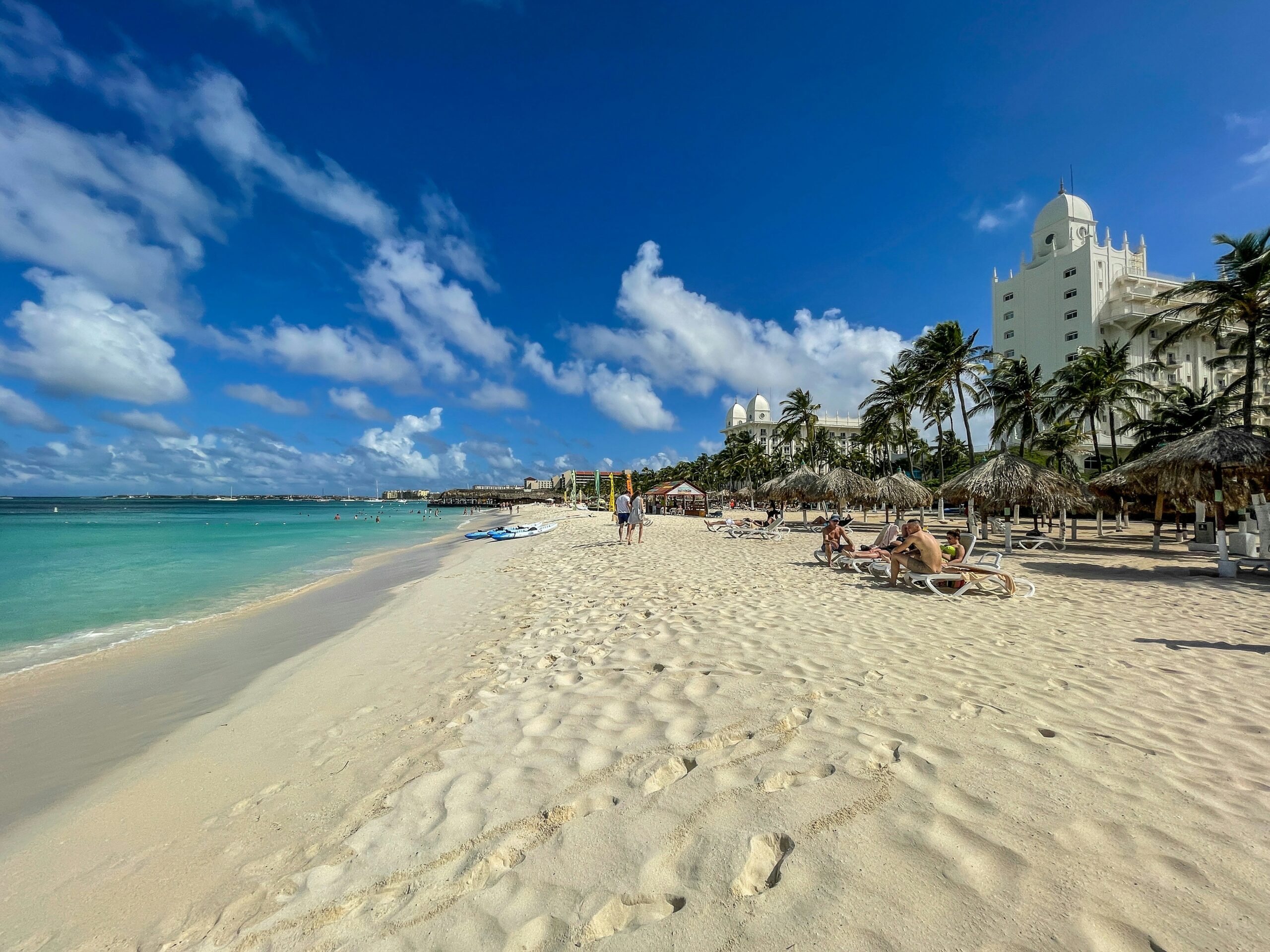 white sand with turquoise water