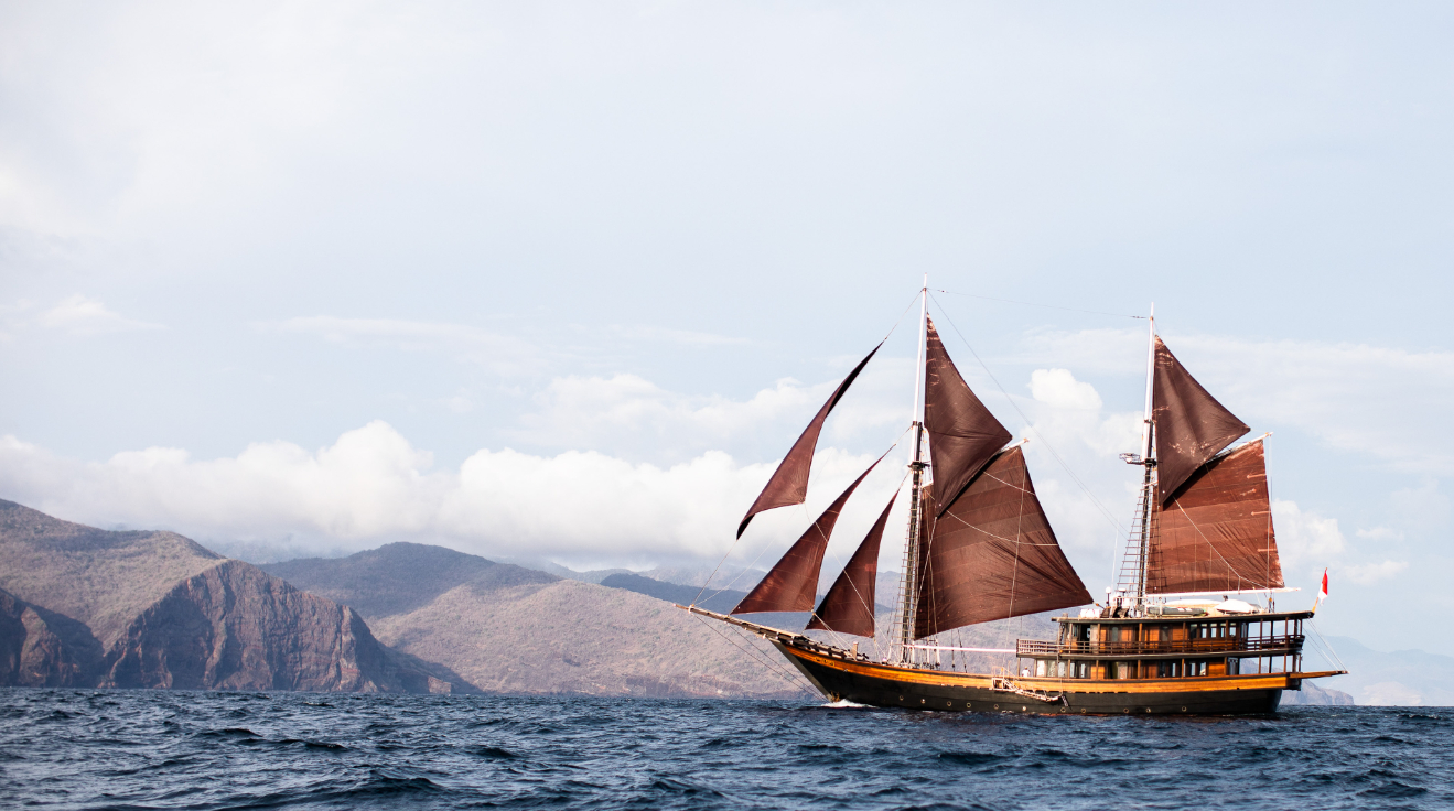a sailing boat