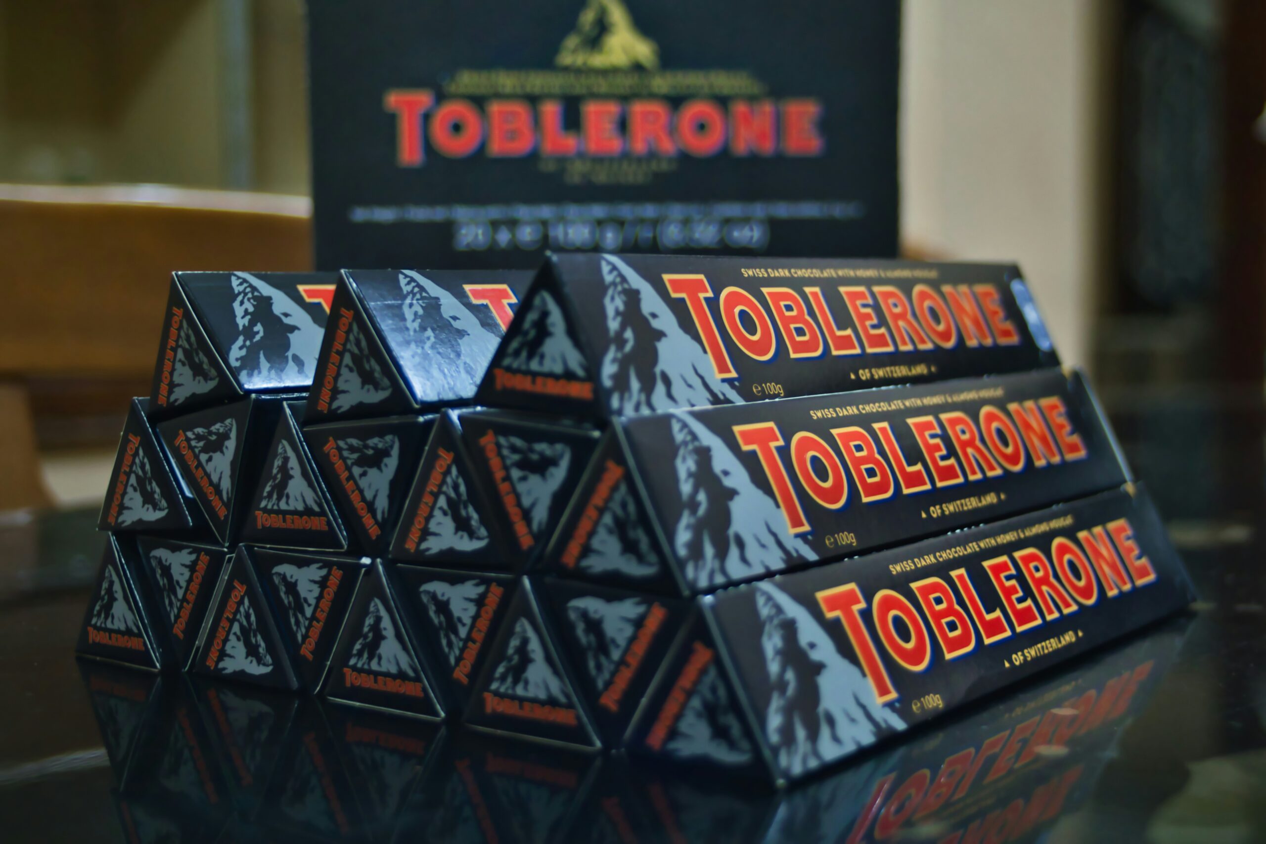 triangle chocolate bars
