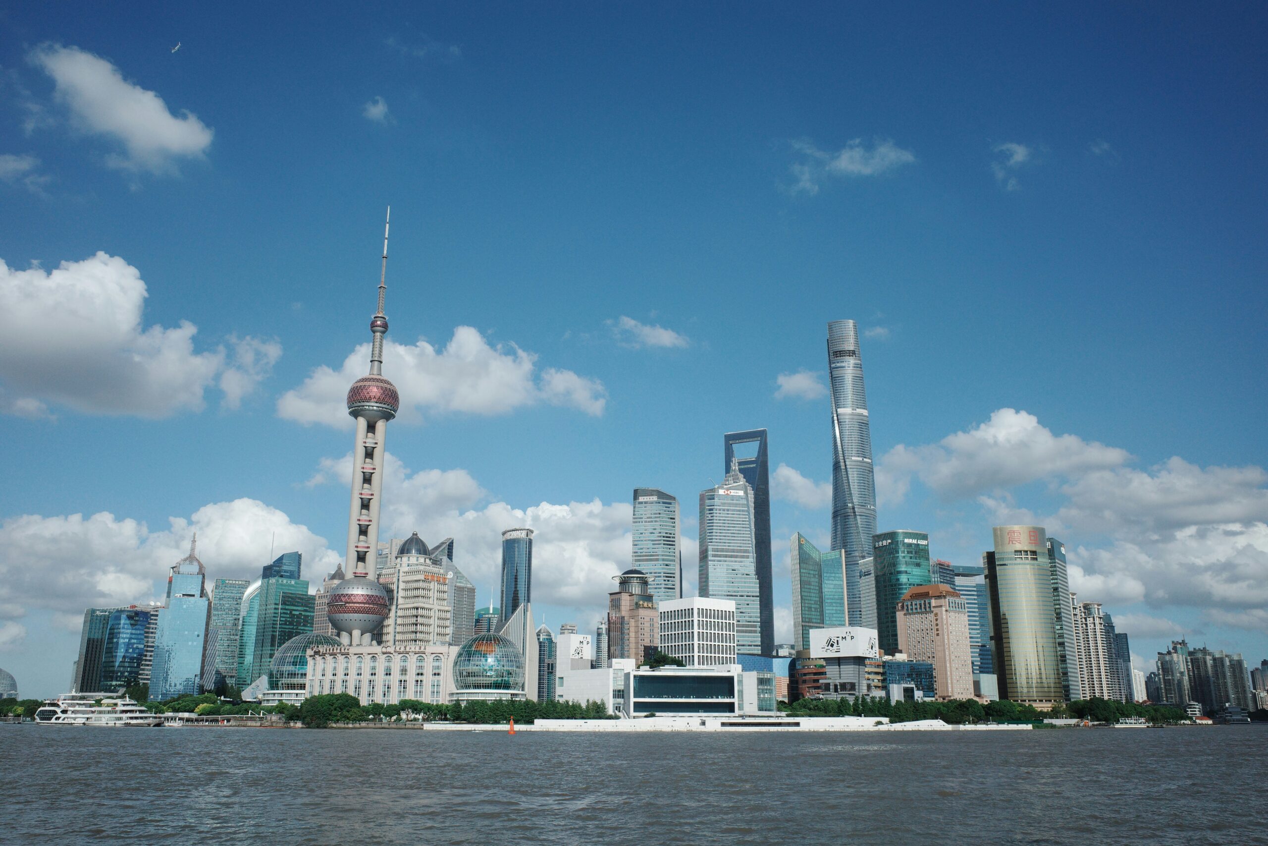 a mega city by the water