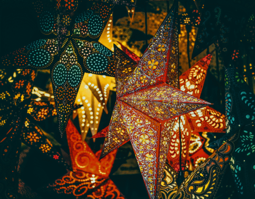 Celebrating the Kick-Off to Christmas Season christmas colourful stars