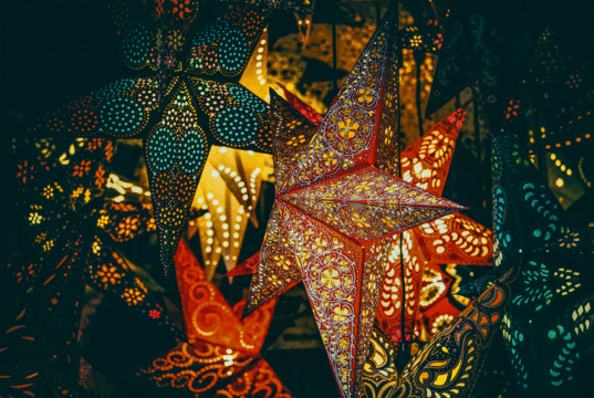 Celebrating the Kick-Off to Christmas Season christmas colourful stars